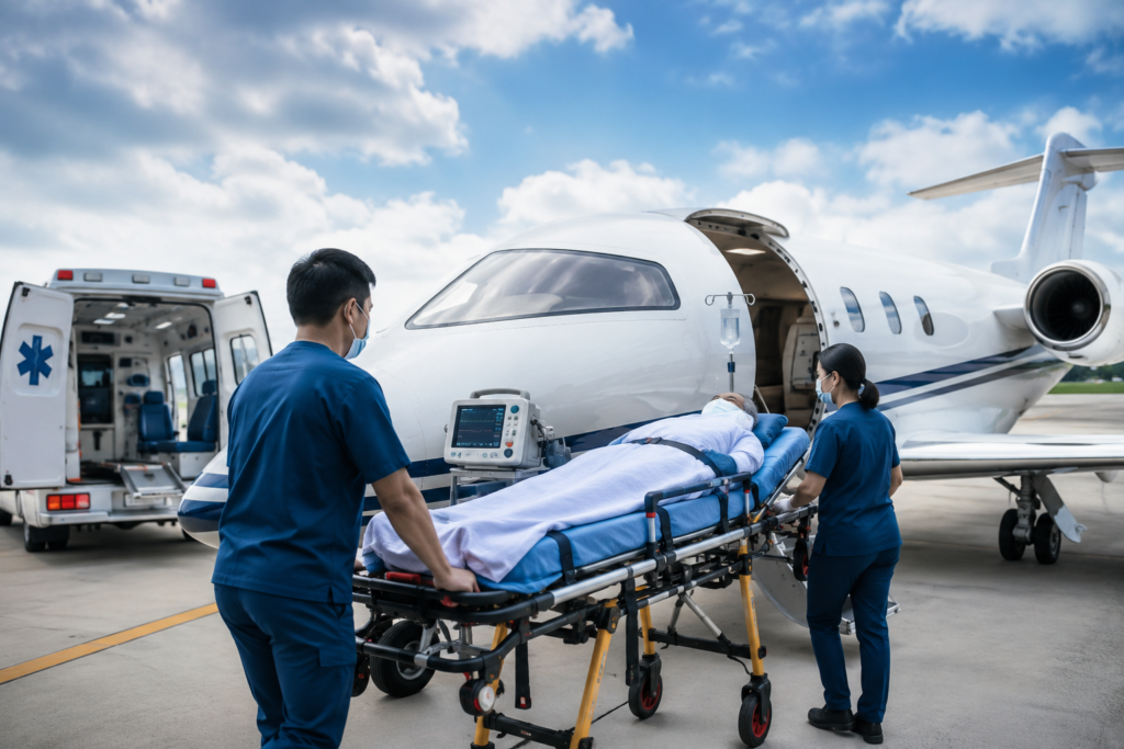 Air Ambulance Indonesia untuk transfer pasien, medical evacuation, medical escort, dan air medevac sesuai kebutuhan medis.