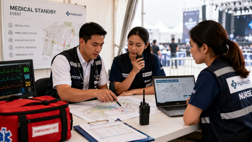Medical Standby Event Jakarta, Jasa Medical Standby, Ambulance Standby Event, Tim Medis Event